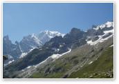 (41/43): bezchmurne niebo nad Monte Bianco żegna na nas pogodnie