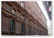 (10/20): opuszczam Piazza, a to Palazzo Carignano od strony ulicy - zbliżam się do Galleria Subalpina